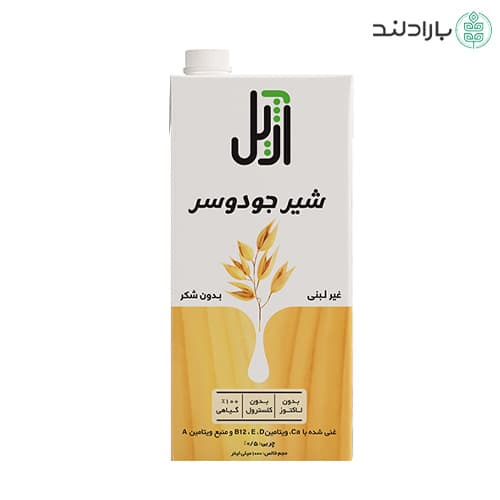 شير جو دوسر بدون قند آژيل 1 ليتری (بدون لاکتوز) — تصویر ۴
