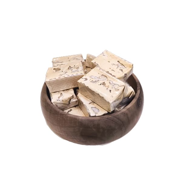 نوقا گز بدون شکر 40 درصد مغز شیرین شده با شیره انگور (مغز پسته ، بادام ، گردو) — تصویر ۳
