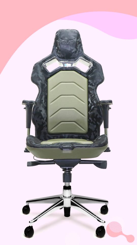 صندلی گیمینگ ویهان Titan-1- روکش ترکیبی چرم نیمه چیریک و چرم ساده — تصویر ۱۰