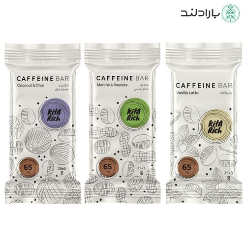 کافئین بار کیتاریچ حاوی ۶۵ میلی‌گرم کافئین – 25 گرم