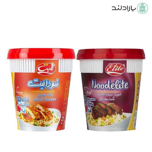 نودل لیوانی الیت در سه طعم