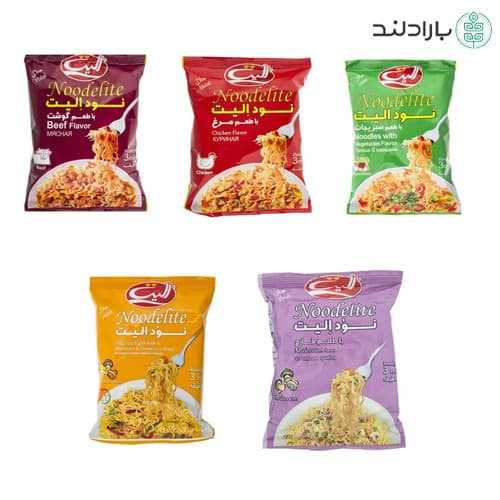 نودل نودالیت الیت در شش طعم