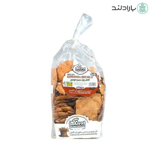 نان چیپسی فلفل پول بیبر و موسیر اورنگ