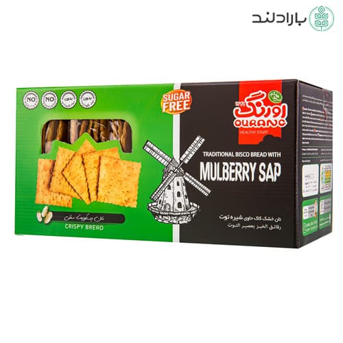 بیسکویت نان سنتی کاک حاوی شیره توت اورنگ