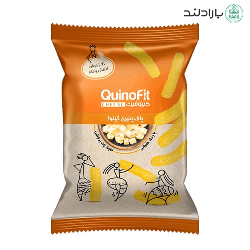 پاف پنیری کینوا کینوفیت 50 گرمی – حاوی پروتئین وی