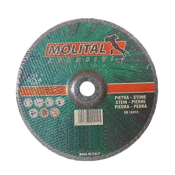 صفحه برش سنگ 230 مولیتال (MOLITAL) بسته 80 عددی (کارتنی) — تصویر ۵