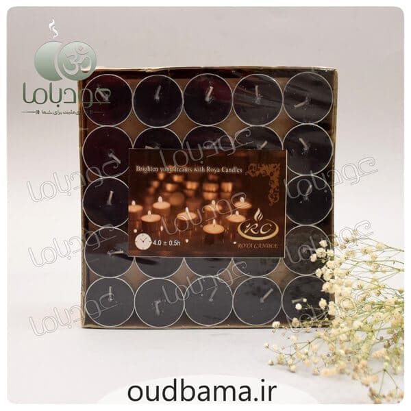 شمع وارمر رویا مشکی گرد
