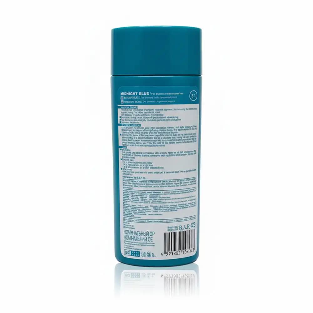 شامپو رنگساژ تونیکا TOHIKA شماره 3.1 آبی نیمه شب (Midnight Blue) ایرانی حجم ۱۵۰ میلی لیتری — تصویر ۳