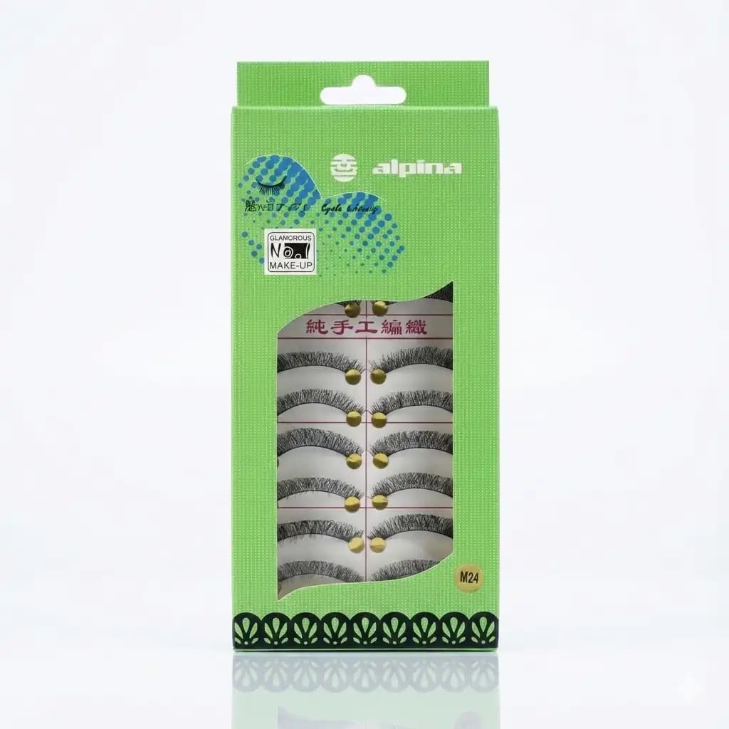 مژه مصنوعی ۱۰ جفتی آلپینا Alpina مدل M24 (مژه کارتی)