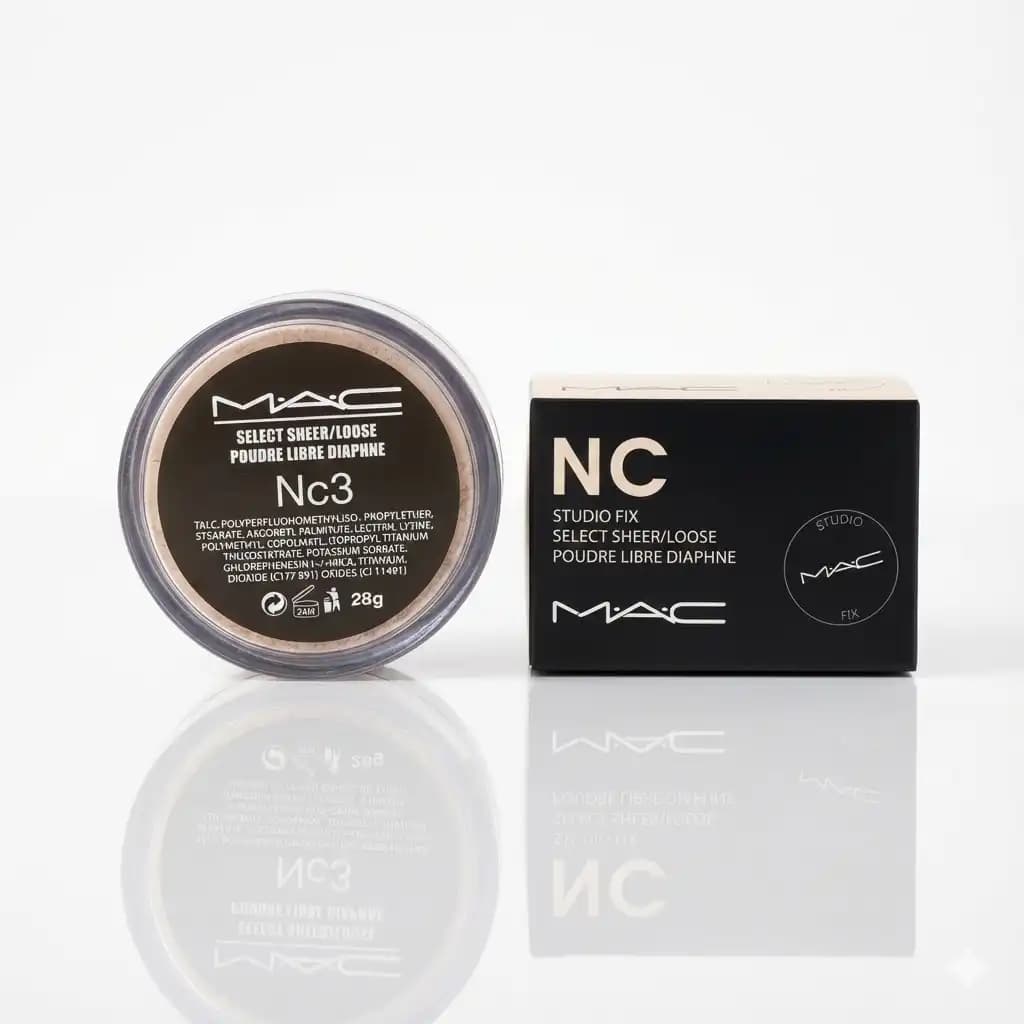 پودر فیکس و بیک مک MAC مدل Studio Fix شماره NC3 (های‌کپی درجه یک) وزن 28 گرمی
