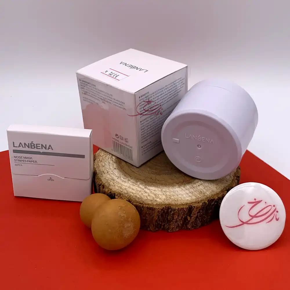 ماسک و چسب بینی ضد جوش سرسیاه لانبنا LANBENA پاکسازی عمیق منافذ کاسه ای 30 گرم — تصویر ۳