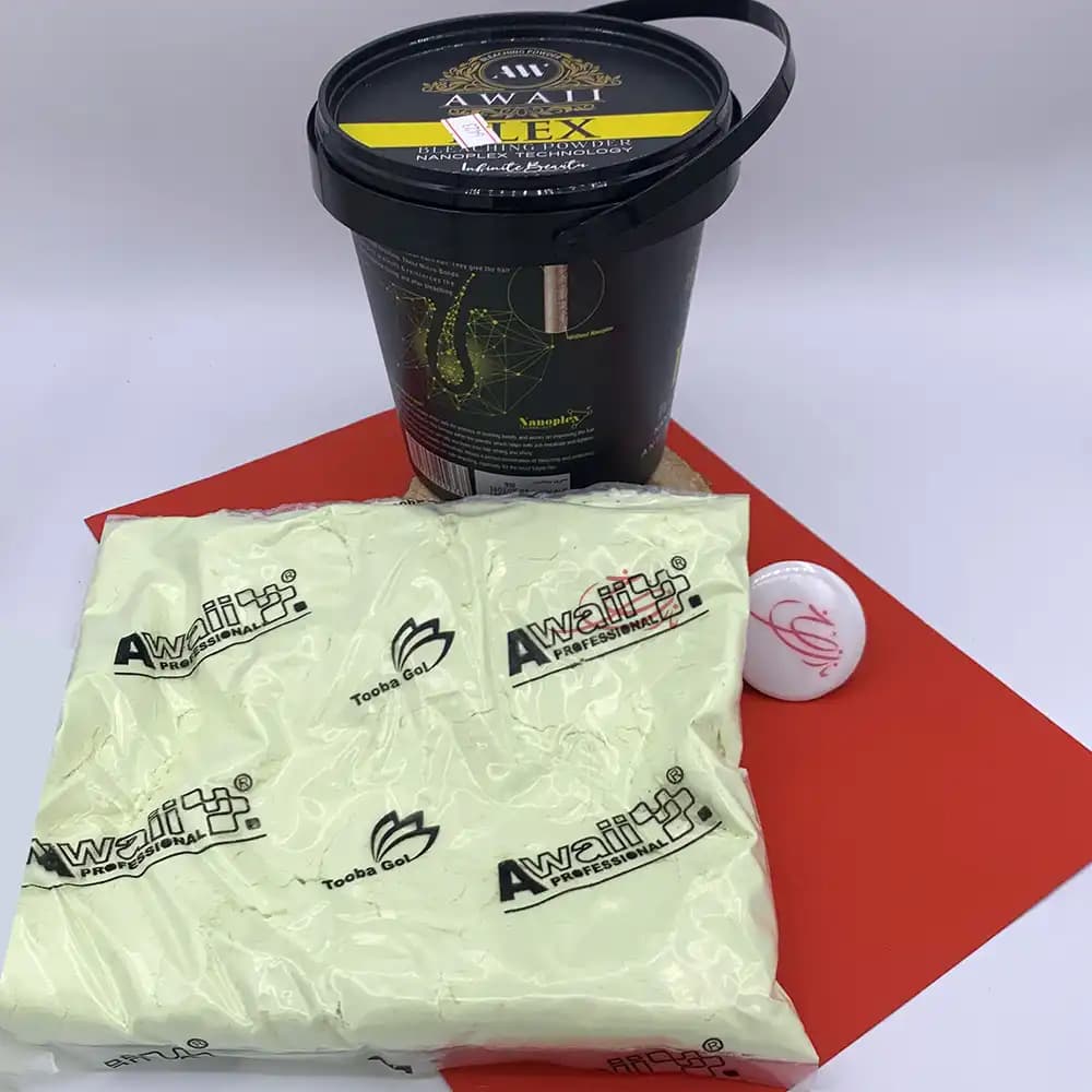 پودر دکلره آوایی AWAII مدل پلکس PLEX حاوی تکنولوژی نانوپلکس و بدون غبار وزن 500 گرم — تصویر ۳