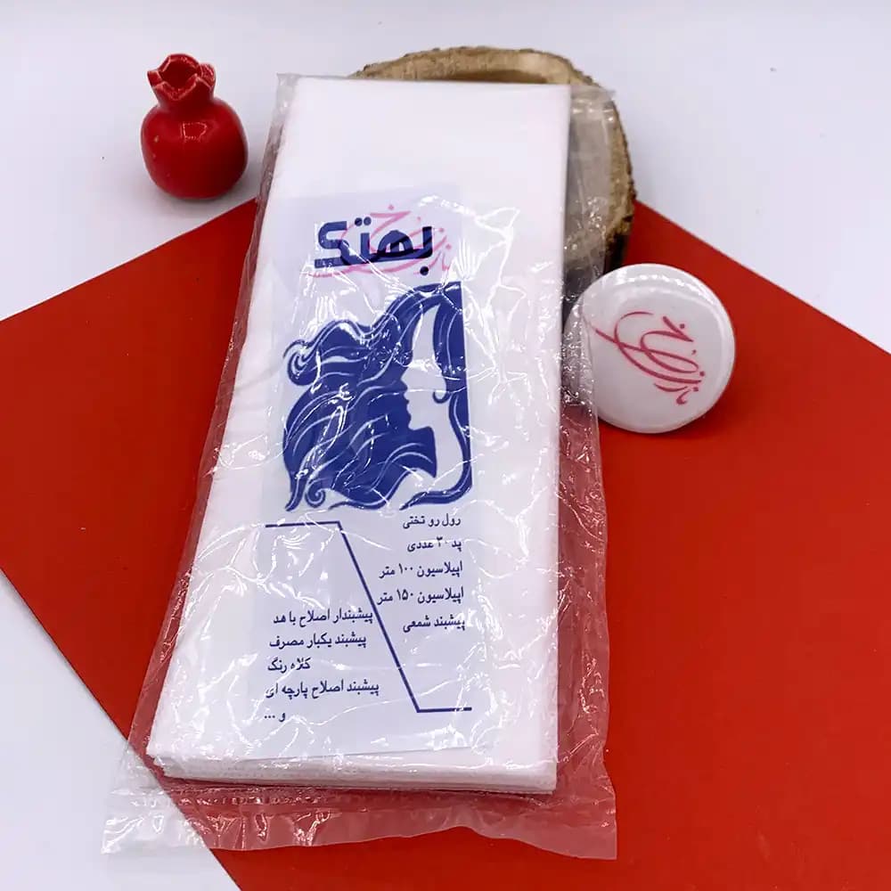 پد اپیلاسیون (پد وکس) بهتک Behtak مدل بریده شده و ضخیم (بسته بندی بهداشتی) بسته 30 عددی