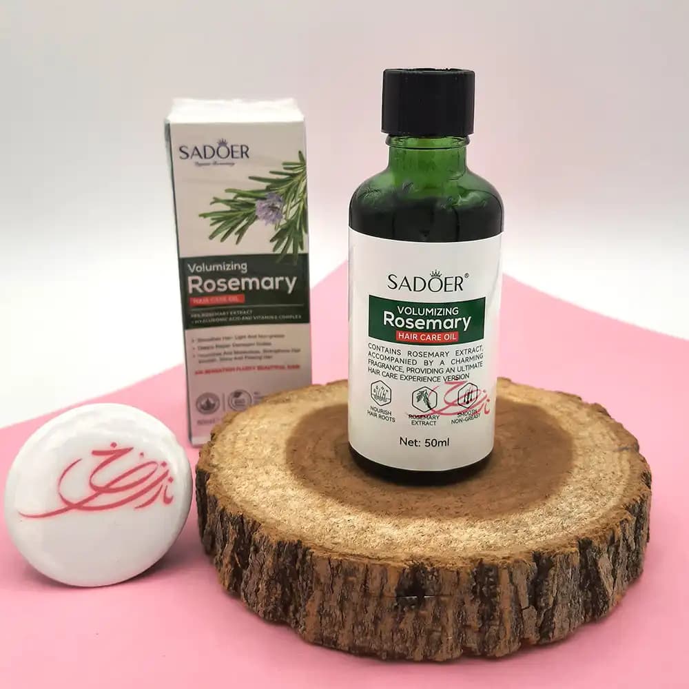 روغن مو رزماری سادور (Sadoer) مدل ضد ریزش و حجم دهنده حجم 50 میلی لیتر — تصویر ۳