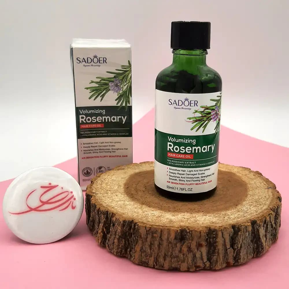 روغن مو رزماری سادور (Sadoer) مدل ضد ریزش و حجم دهنده حجم 50 میلی لیتر