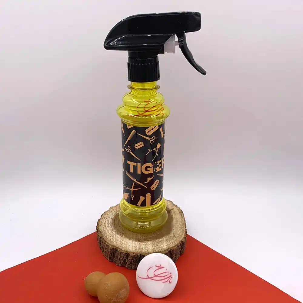 آب پاش آرایشگاهی تایگر TIGER طرح باربر شاپ با افشانه تفنگی (Barber Style) سایز کوچک — تصویر ۳