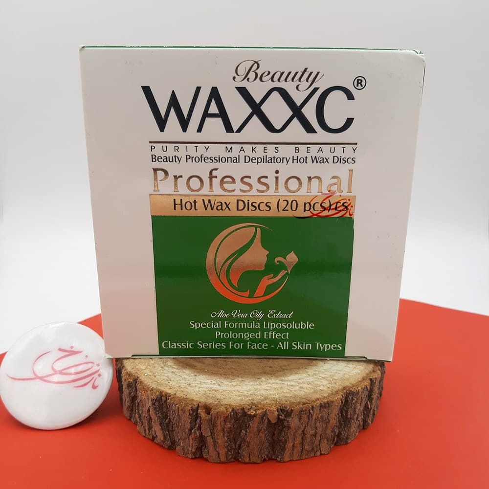 وکس سکه ای صورت وکسی (Beauty WAXXC) مدل آلوئه ورا بسته 20 عددی وزن 400 گرمی