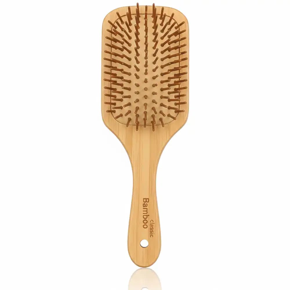 برس مو چوبی تخت بامبو کلاسیک (Bamboo Classic) — تصویر ۲