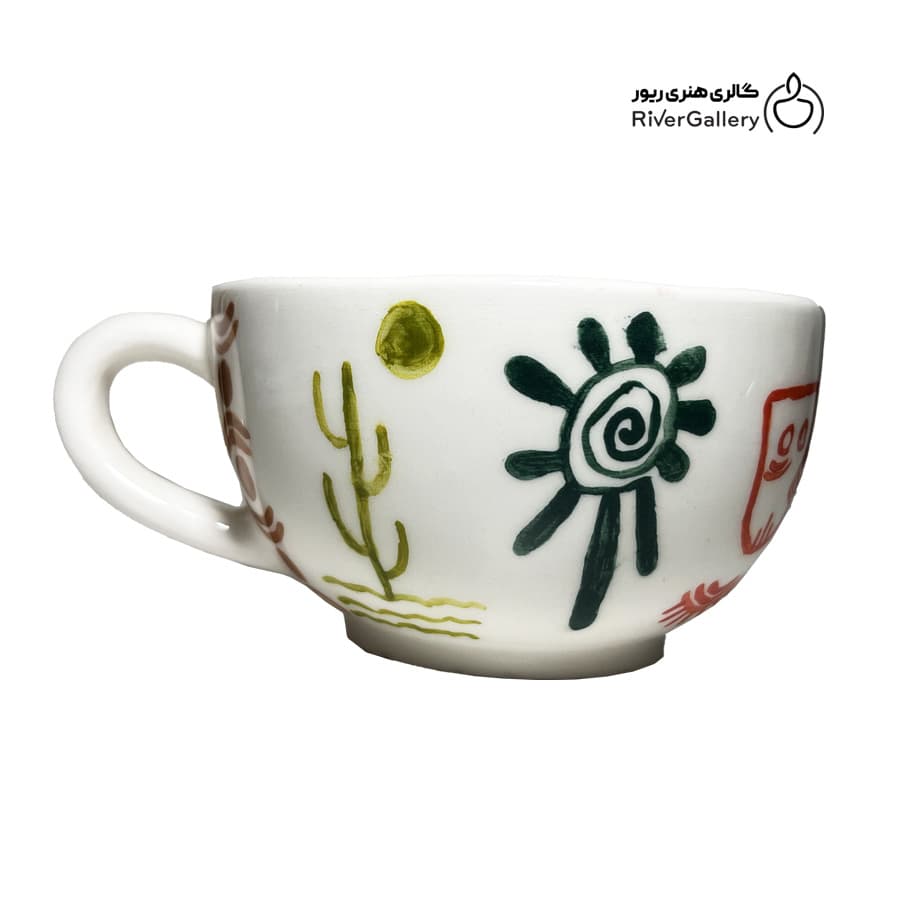 ماگ سرامیکی دست ساز بومی — تصویر ۷