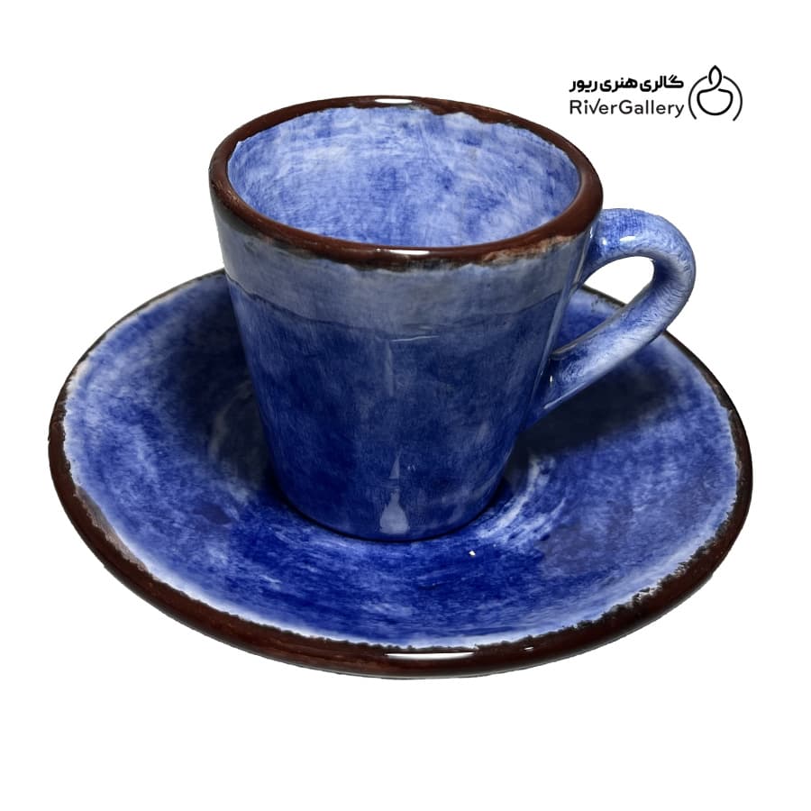فنجان و نعلبکی اسپرسو سرامیکی دریا