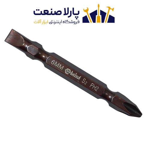 نوک پیچ گوشتی دوسو و چهارسوی میکا مدل S2