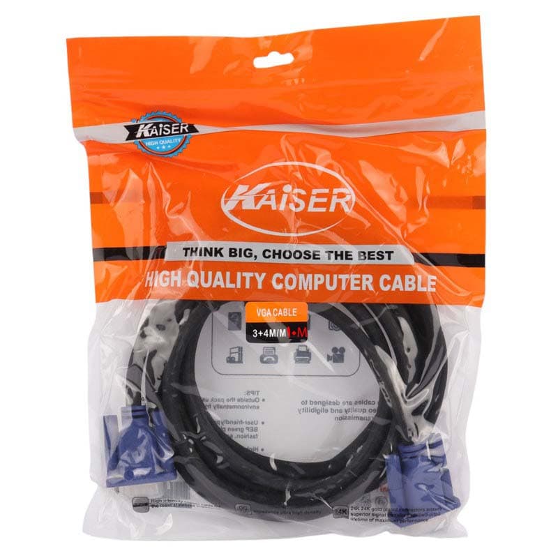 کابل VGA 3+4 10M کایزر Kaiser — تصویر ۲
