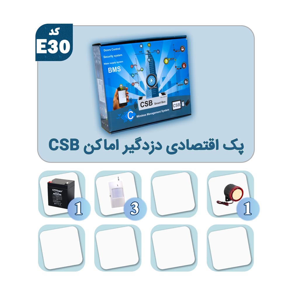 دزدگیر اماکن سیم کارتی CSB مدل E30