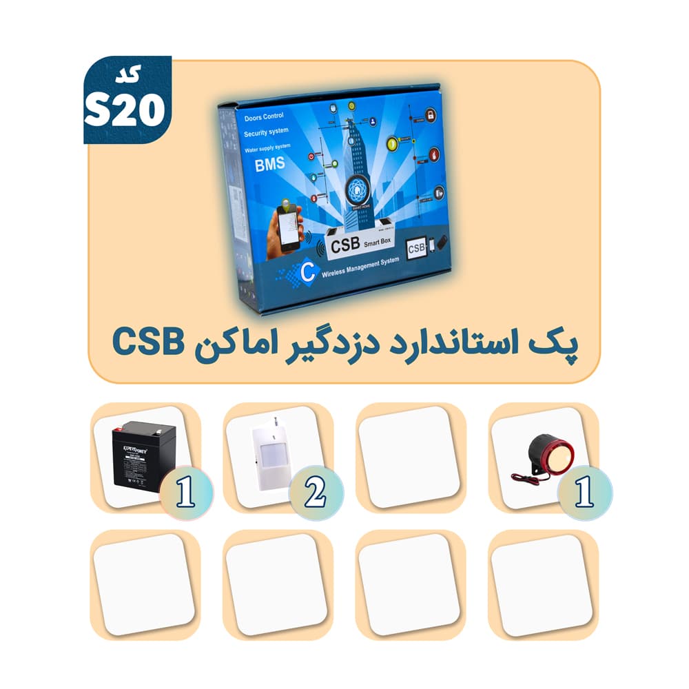 دزدگیر اماکن سیم کارتی CSB مدل S20