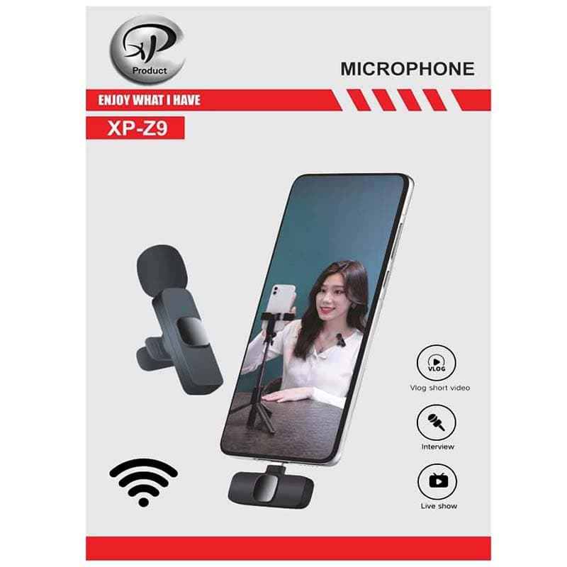 میکروفون یقه ای بیسیم Type C ایکس پی XP Product-Z9