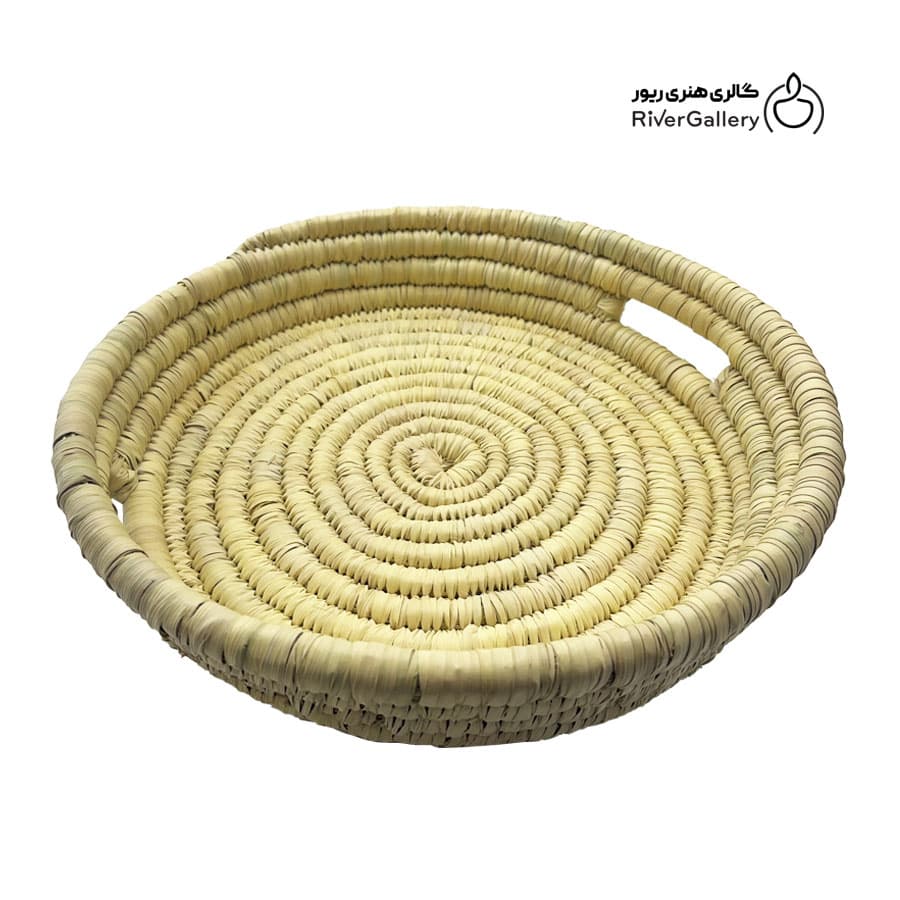 سینی حصیری کپوبافی 30 سانتی روستیک