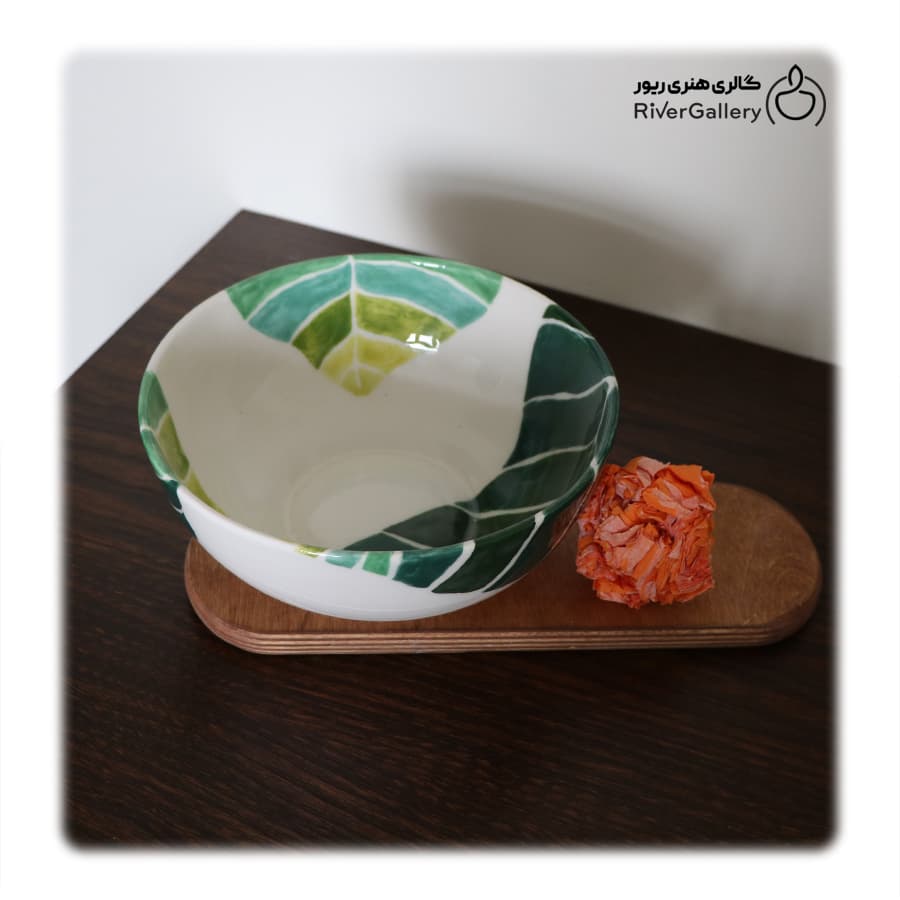 کاسه سرامیکی دست ساز بهاره — تصویر ۶