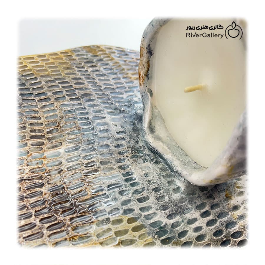 جاشمعی دیواری دست ساز سرامیکی افسون — تصویر ۱۱