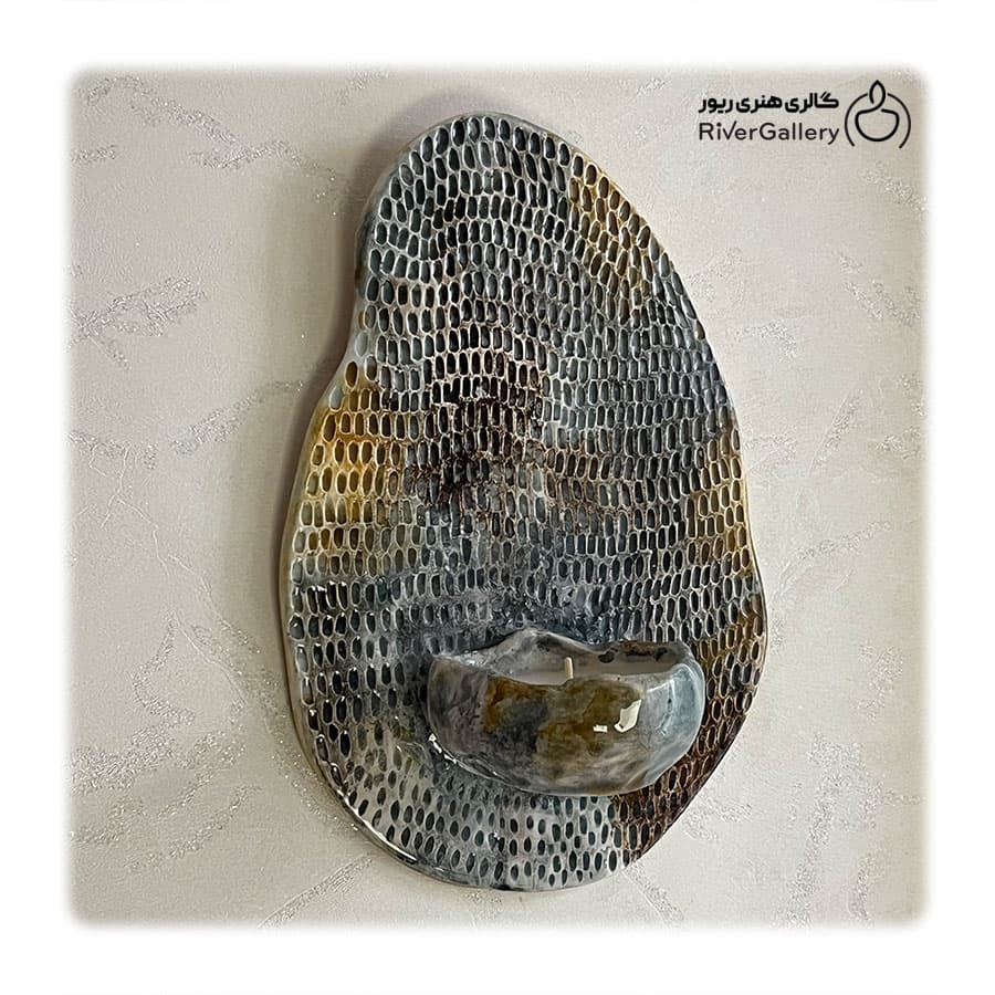 جاشمعی دیواری دست ساز سرامیکی افسون — تصویر ۶