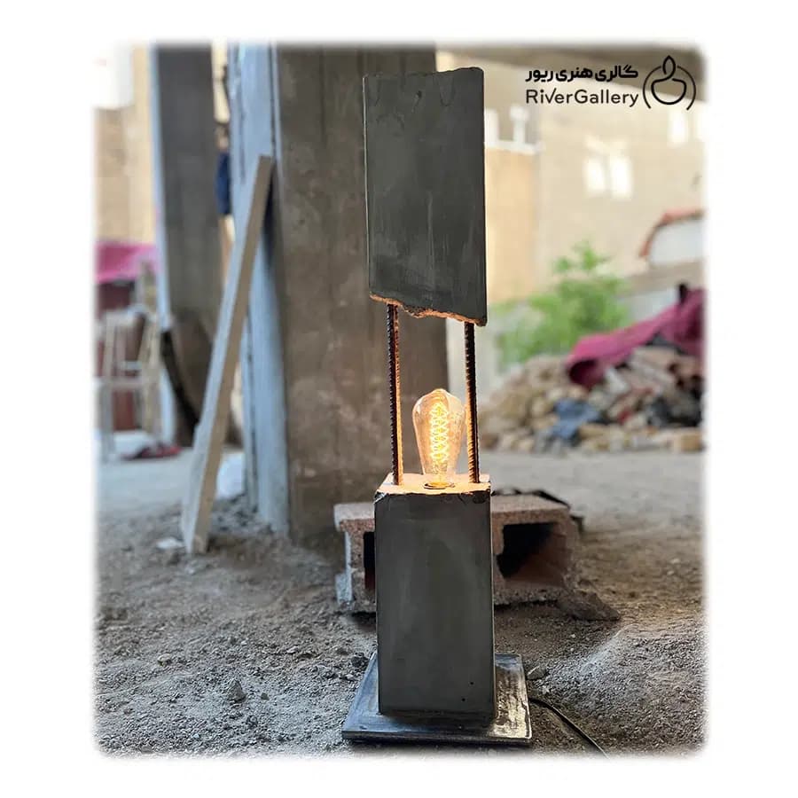 آباژور بتنی دست ساز شکست سکوت — تصویر ۷