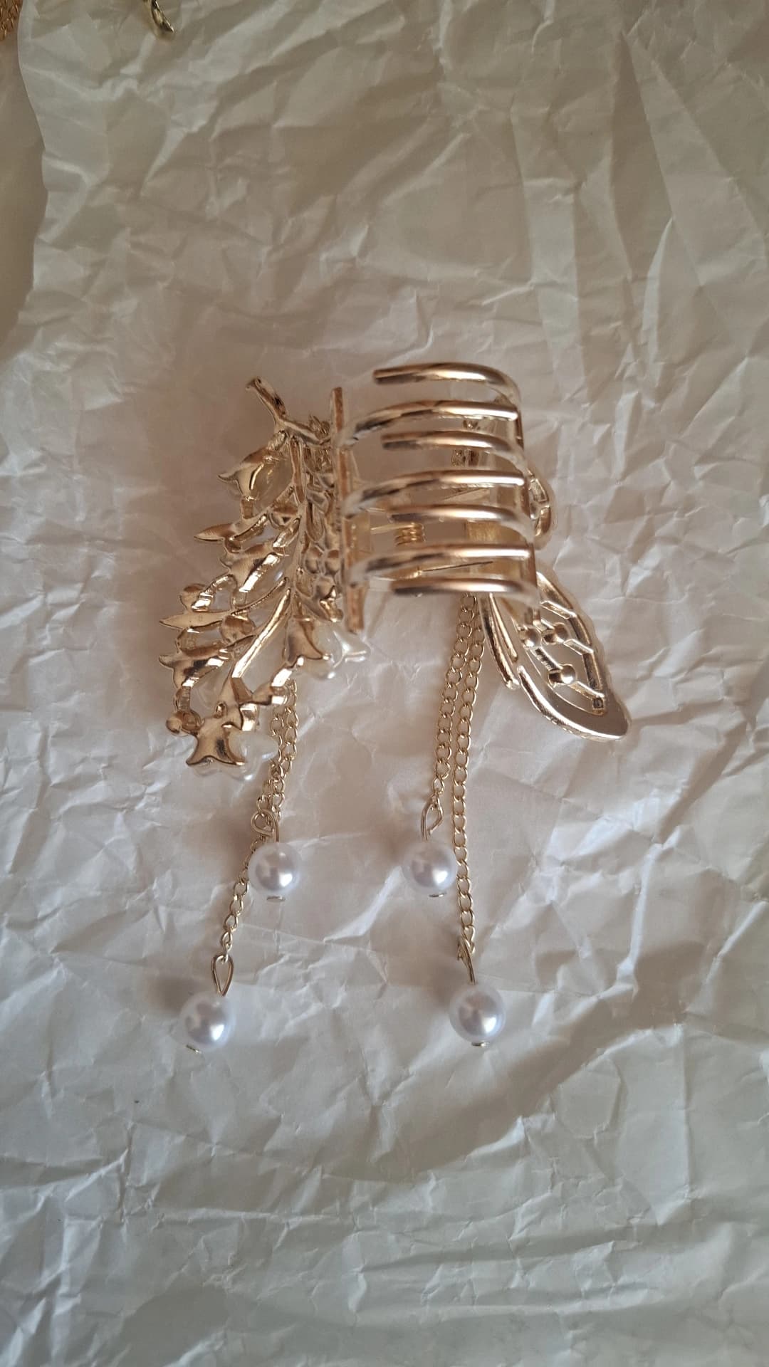 کلیپس شکوفه یکطرفه سفید — تصویر ۷