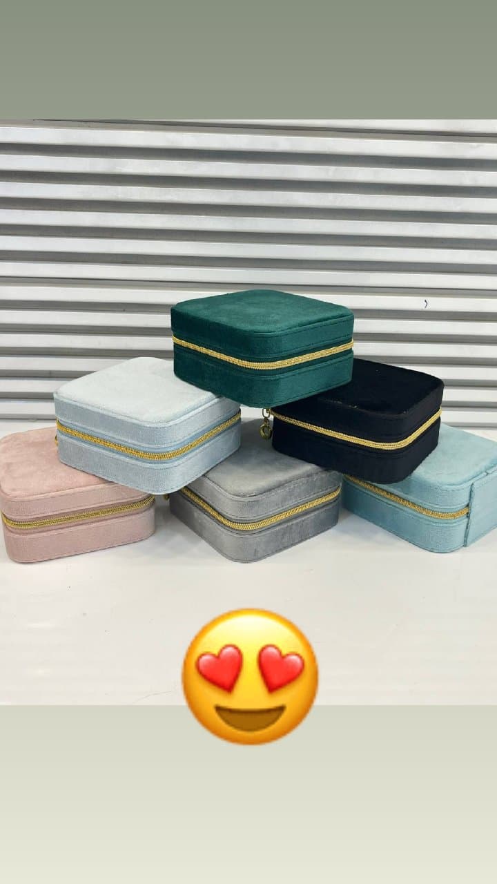 جعبه جواهرات مخمل