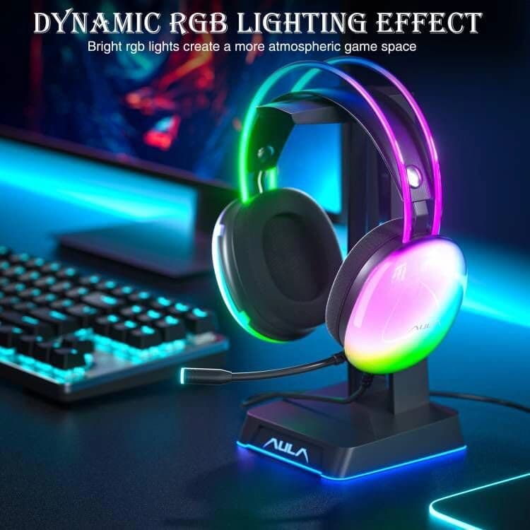هدست سيم دار گيمينگ آئولا AULA S505 USB — تصویر ۱۱