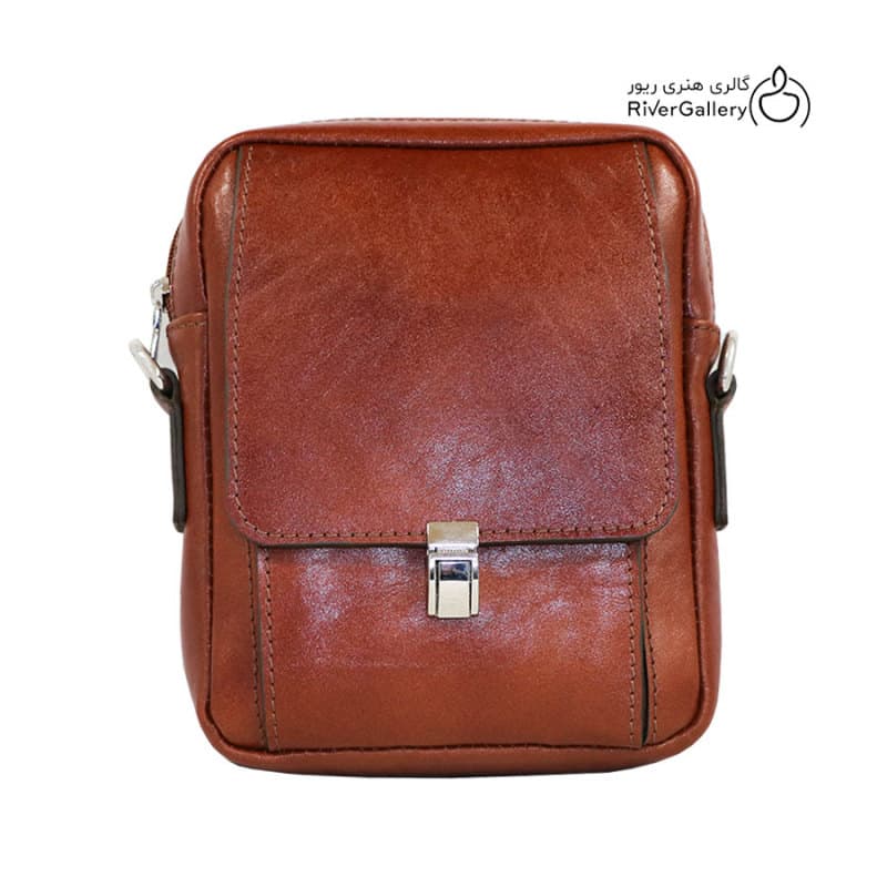 کیف رودوشی چرم طبیعی دست ساز آرش کد 7808