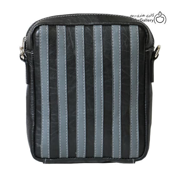 کیف رودوشی چرم طبیعی دست ساز امید — تصویر ۴