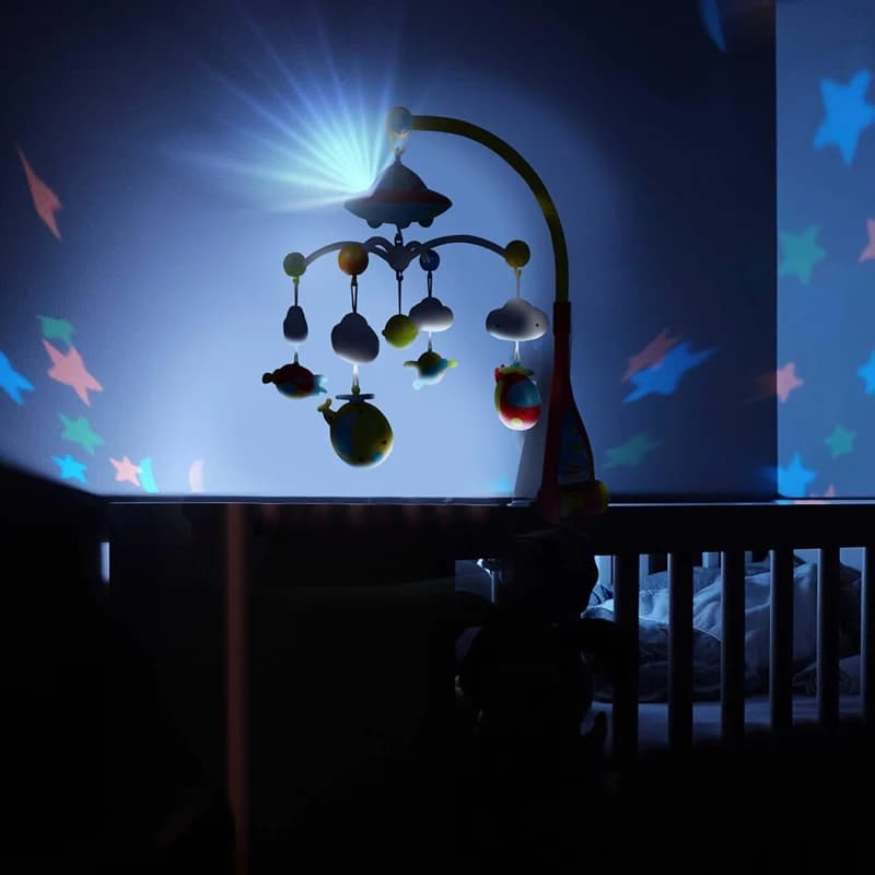 آویز تخت موزیکال چراغ دار 0303 هانگر Huanger — تصویر ۸