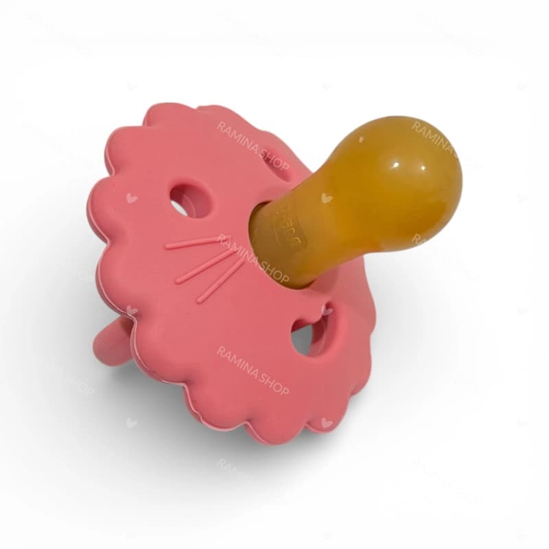 پستانک سیلیکونی دخترانه 0 تا 6 ماه طرح شیر آمریکو بیبی Americo Baby — تصویر ۲