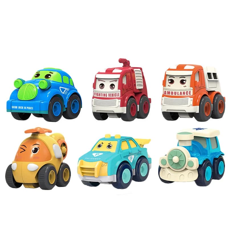 اسباب بازی ماشین بسته 6 عددی Baijia Toys Inertia Car — تصویر ۶