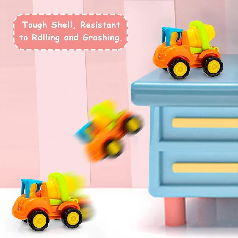 اسباب بازی ماشین بسته 4 عددی ساخت و ساز 326 هالی تویز Huile Toys — تصویر ۵