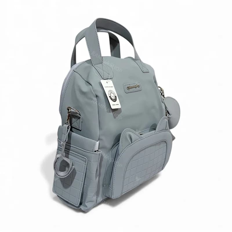 کوله پشتی لوازم مادر و کودک طرح گربه مامی بگ Mommybag — تصویر ۵