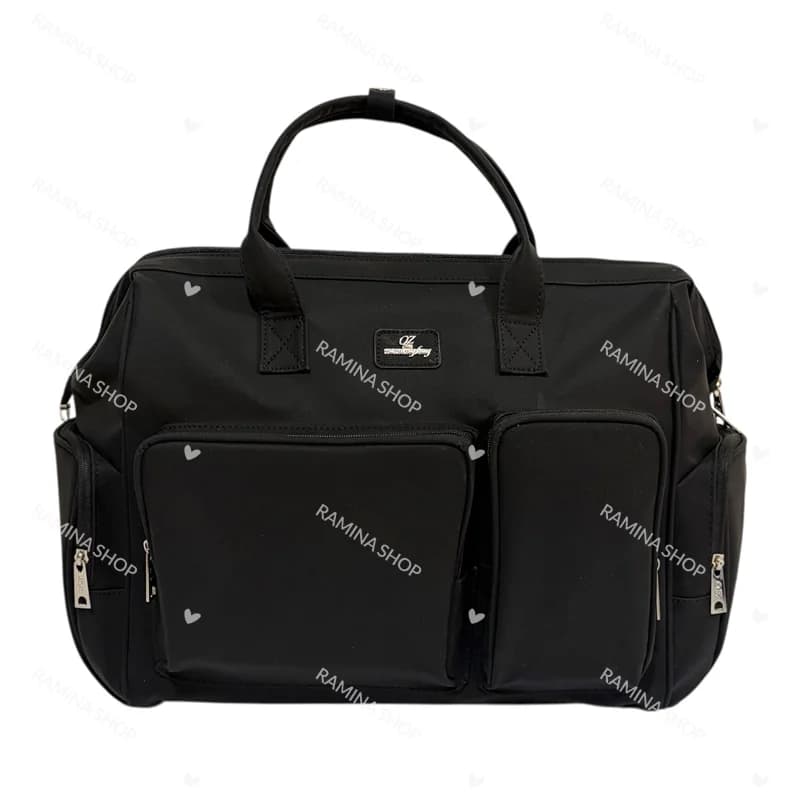 ساک لوازم رو دوشی مادر طرح چرم QZmommybag — تصویر ۵