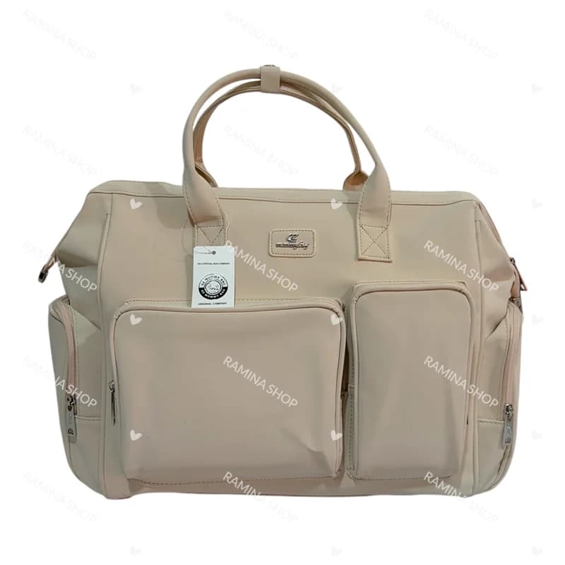 ساک لوازم رو دوشی مادر طرح چرم QZmommybag — تصویر ۶