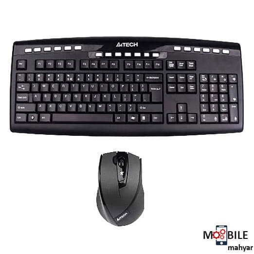 کیبورد و موس بی سیم ایفورتک 9200F — تصویر ۶