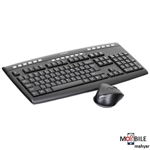 کیبورد و موس بی سیم ایفورتک 9200F — تصویر ۸
