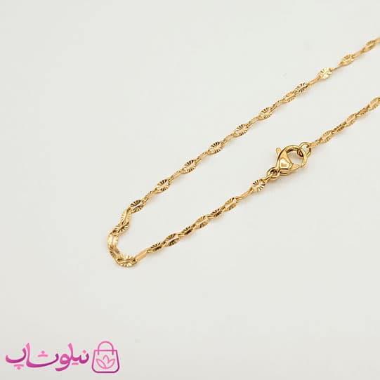 گردنبند دخترانه ژوپینگ مدل شاخه گل رز — تصویر ۴