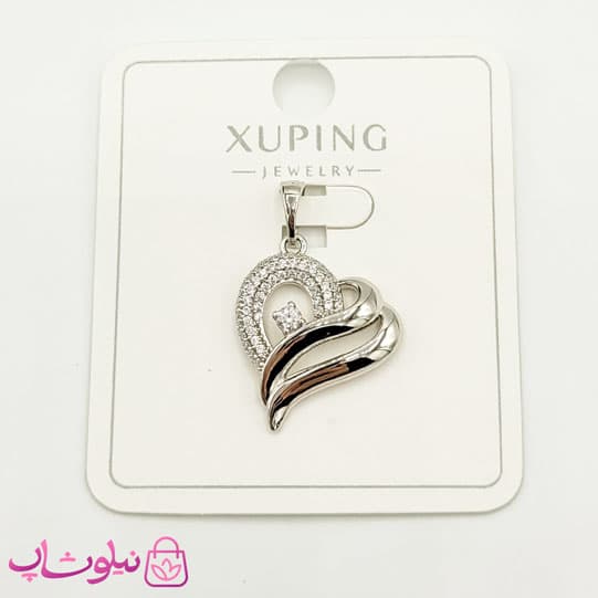 گردنبند دخترانه ژوپینگ مدل قلب نگیندار — تصویر ۳